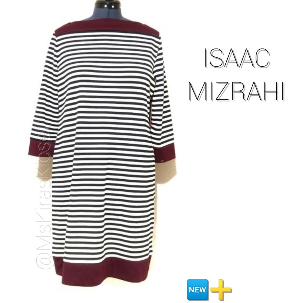🆕 ➕ 3/4 Sleeve Striped Dress NWT